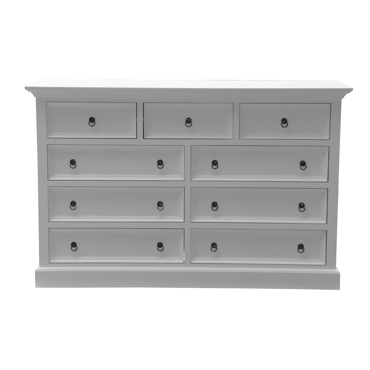 White 7-Drawer Dresser